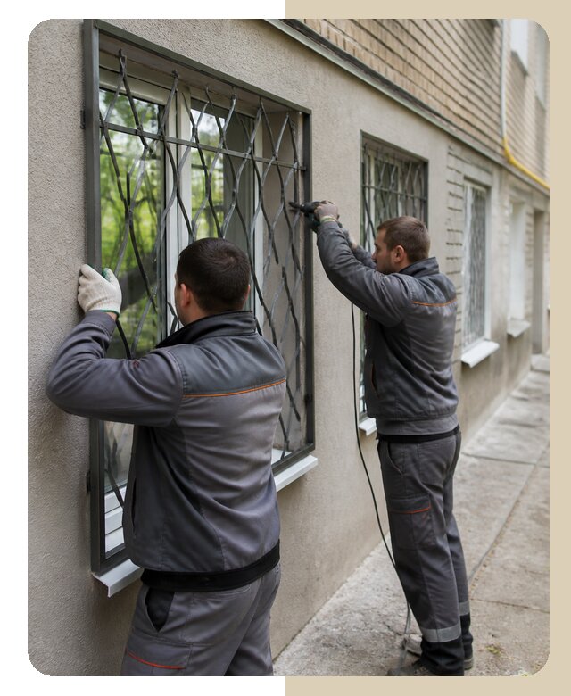 Установка решеток первого этажа в Воткинске от 5698 р. | Дверной